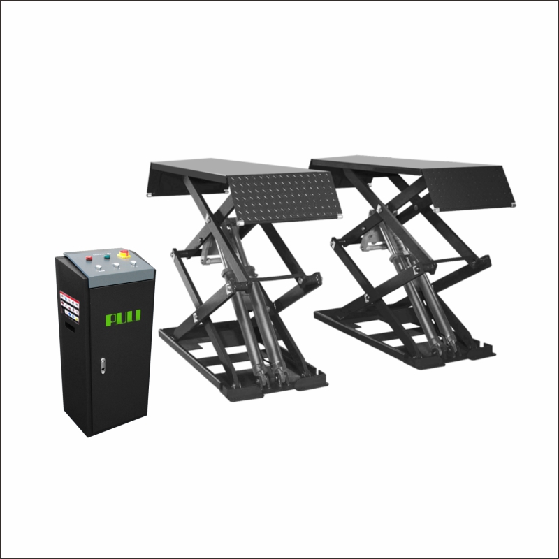 3.0 T Capacity Scissor Lift U-B30 Ultra-Thin Wheel Free Scissor Lift