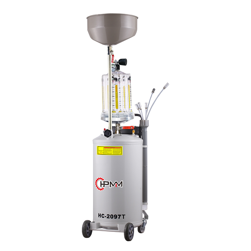 Hot Sell Portable Oil Drain Hc-2097 Pneumatic Oil Extractor for Garage Equipment Waste Oil Drainer & Extrator