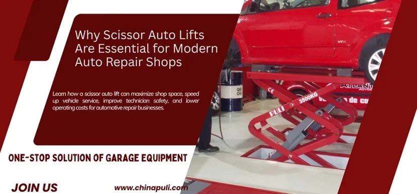 5 Benefits of a Scissor Auto Lift: Improve Productivity, Safety and Space Efficiency